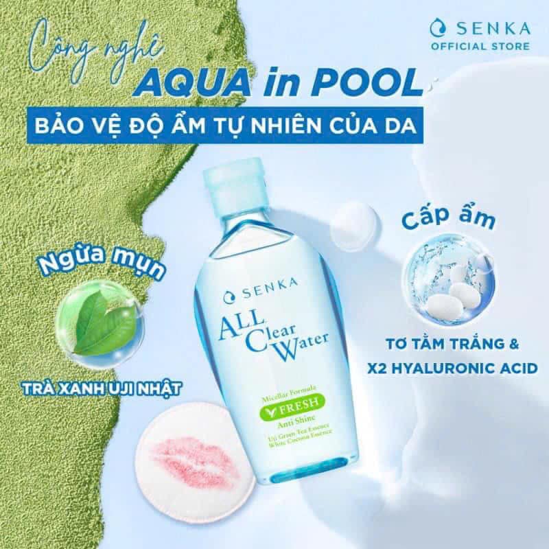 Nước Tẩy Trang Senka A.L.L Clear Water Micellar Fresh 230ml