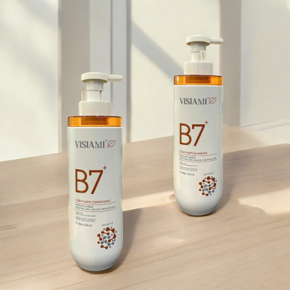 Combo Dầu Gội Xả Visiami Biotin B7+ Cordyceps Đông Trùng Hạ Thảo 780ml