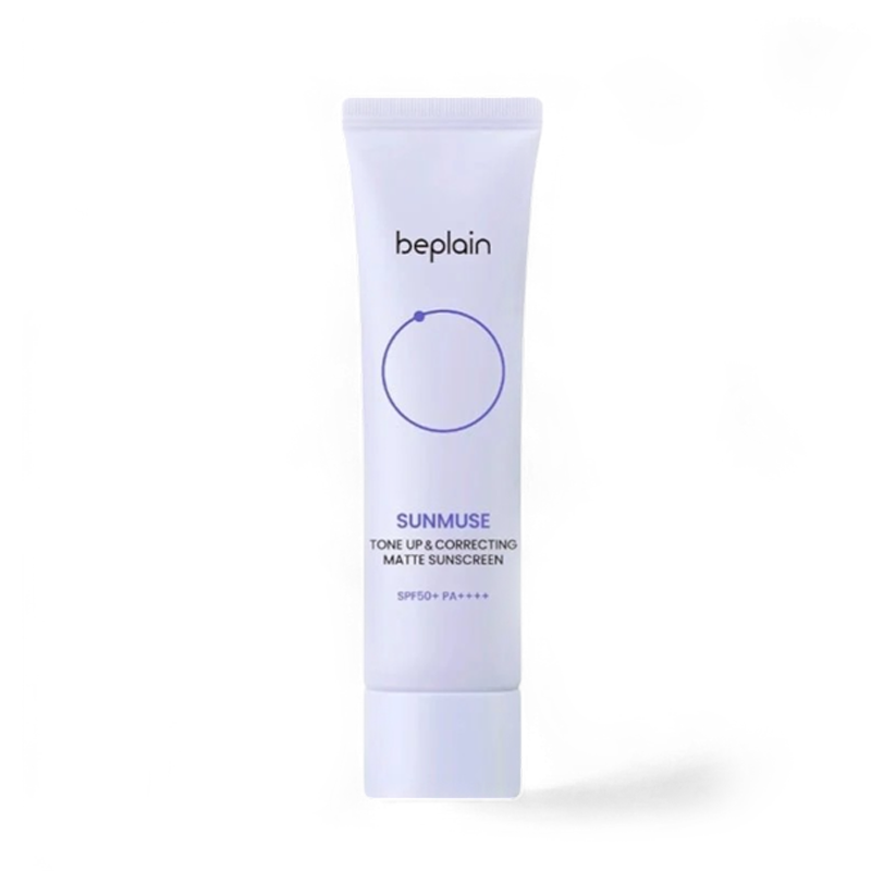 Kem Chống Nắng Nâng Tone, Kiềm Dầu Beplain Sunmuse Tone Up & Correcting Matte Sunscreen SPF50+ PA++++ 50ml