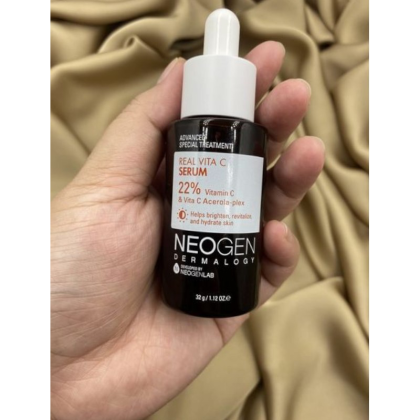 Tinh Chất Hỗ Trợ Dưỡng Sáng Da, Giảm Thâm Neogen Dermalogy Real Vita C 22% + 5% Niacinamide Serum 32g