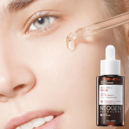Tinh Chất Hỗ Trợ Dưỡng Sáng Da, Giảm Thâm Neogen Dermalogy Real Vita C 22% + 5% Niacinamide Serum 32g