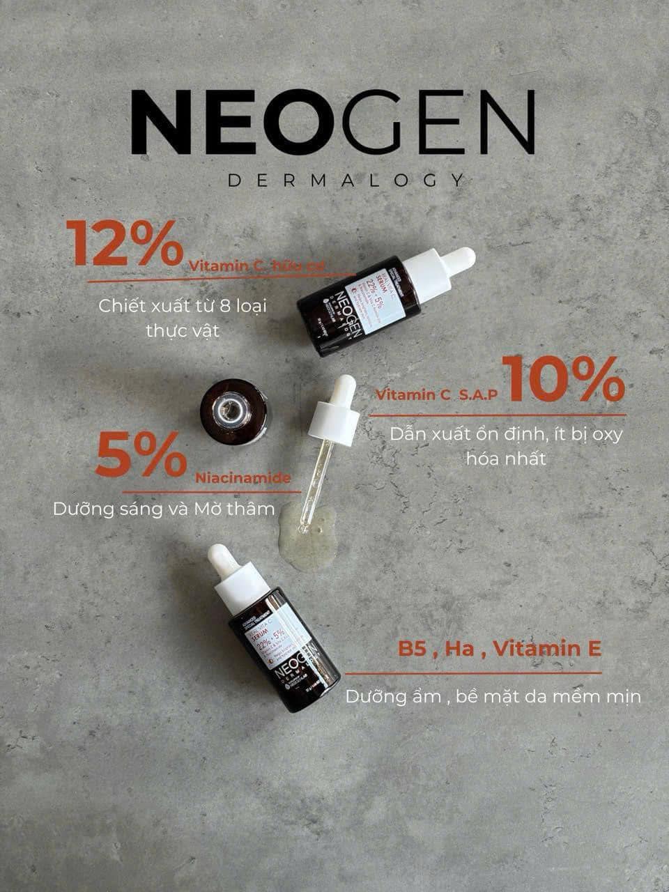 Đặc trưng của Neogen Dermalogy Real Vitamin C Serum