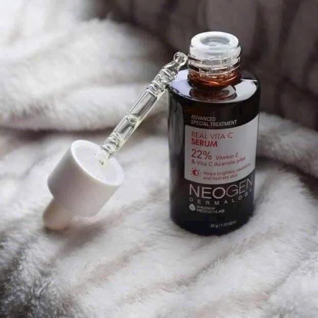 Serum Neogen Dermalogy Dưỡng Sáng Da, Mờ Thâm 32g Real Vita C 22% + 5% Niacinamide Serum