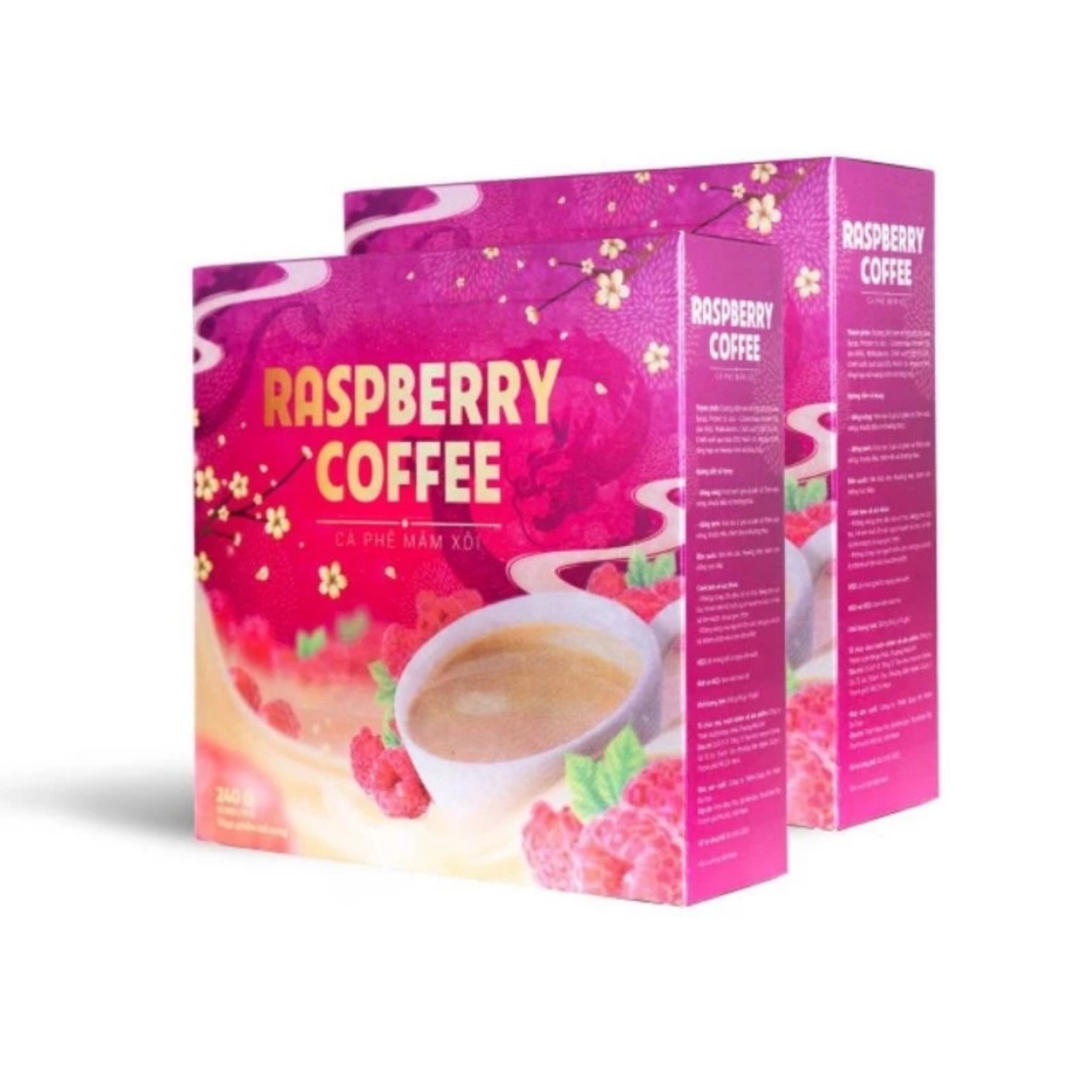 Cà phê giảm cân mâm xôi Raspberry Coffee là sự kết hợp độc đáo giữa cà phê nguyên chất rang xay và quả mâm xôi