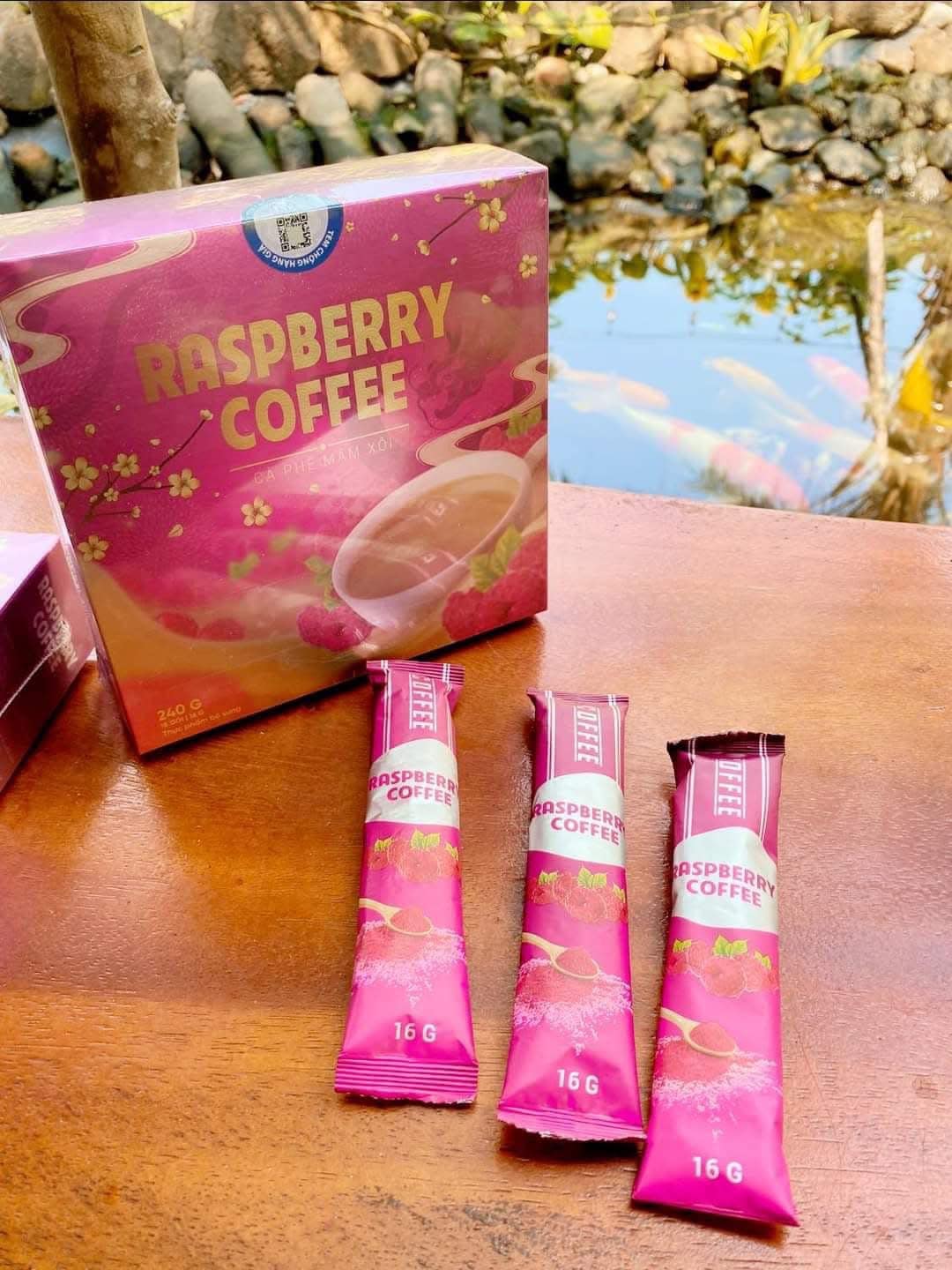 Cà phê giảm cân mâm xôi Raspberry Coffee là sự kết hợp độc đáo giữa cà phê nguyên chất rang xay và quả mâm xôi