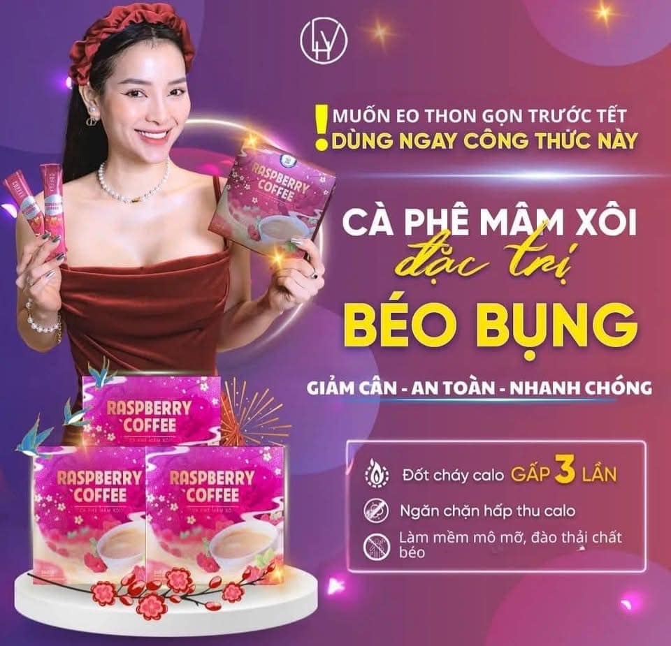 Cà phê giảm cân mâm xôi Raspberry Coffee là sự kết hợp độc đáo giữa cà phê nguyên chất rang xay và quả mâm xôi