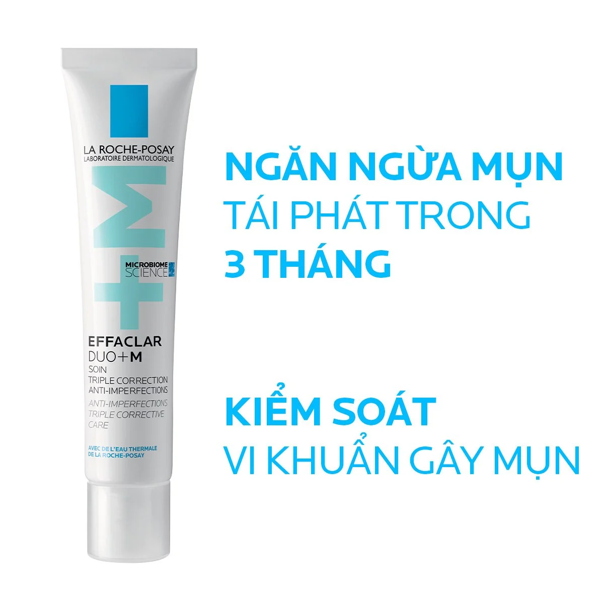 Ưu thế nổi bật Kem Dưỡng La Roche-Posay Giảm Mụn Hiệu Quả 40ml Effaclar Duo+ M