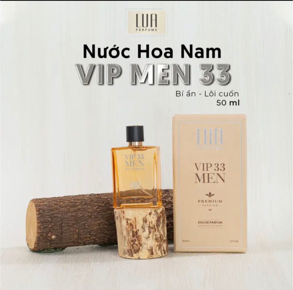 Nước hoa Lua Vip 33 Men 50ml được lấy cảm hứng từ những chàng trai bụi bặm  lãng tử