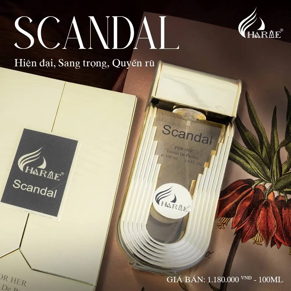 Nước hoa Charme Scandal 100ml chính hãng mẫu mới