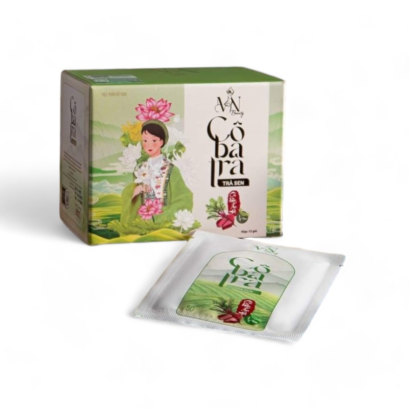 Cô Ba Trà - Trà Sen Giảm Mỡ Bụng + Tặng kem tan mỡ + Tặng Quần sinh nhiệt + Thẻ cào may mắn