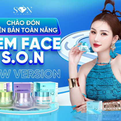 Combo Face Hỗ Trợ Giảm Nám Tím Xanh Biển SON Cosmetic