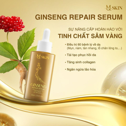Combo tái tạo da sâm vàng MQ Skin đem lại cho bạn làn da tươi mới