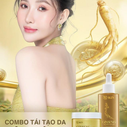 Combo tái tạo da sâm vàng MQ Skin đem lại cho bạn làn da tươi mới