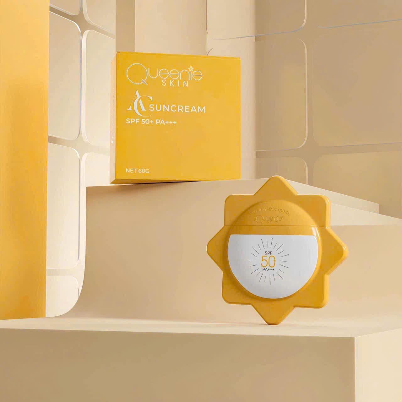 kem Chống nắng  Queenie Skin Siêu phẩm kháng nắng ac mới