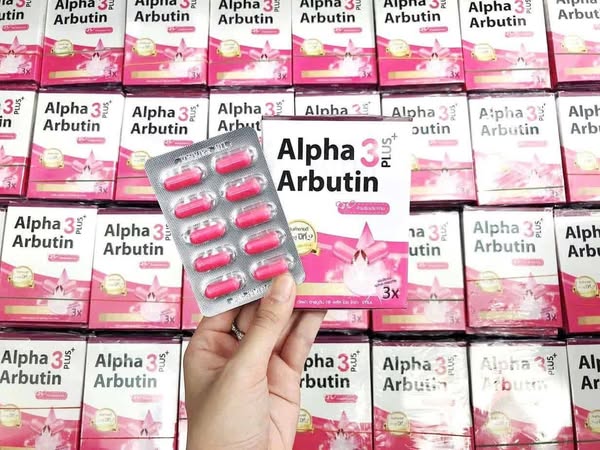 Viên Bột Kích Trắng Alpha Arbutin 3 Plus+
