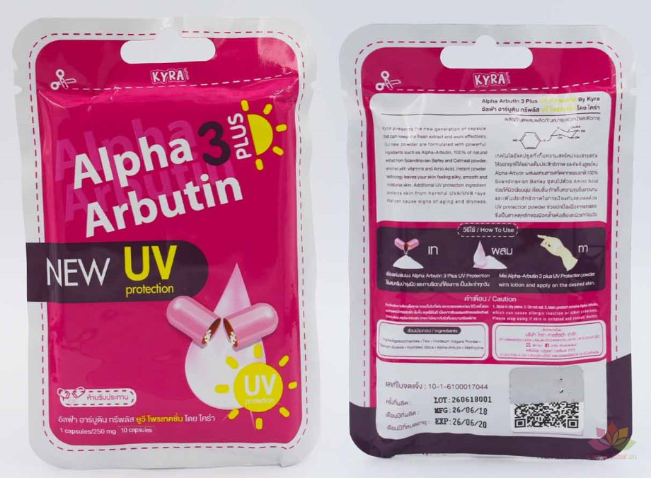 Viên Bột Kích Trắng Alpha Arbutin 3 Plus+