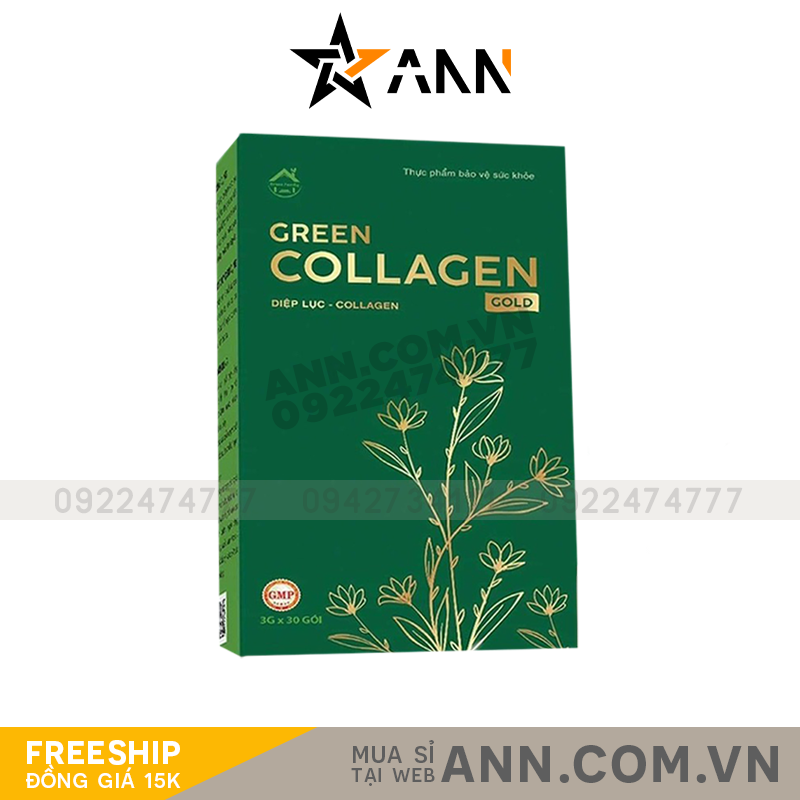 8936095911353-7.png Diệp Lục Collagen Gold Hộp Lớn 30 Gói Green Family - 8936095911353