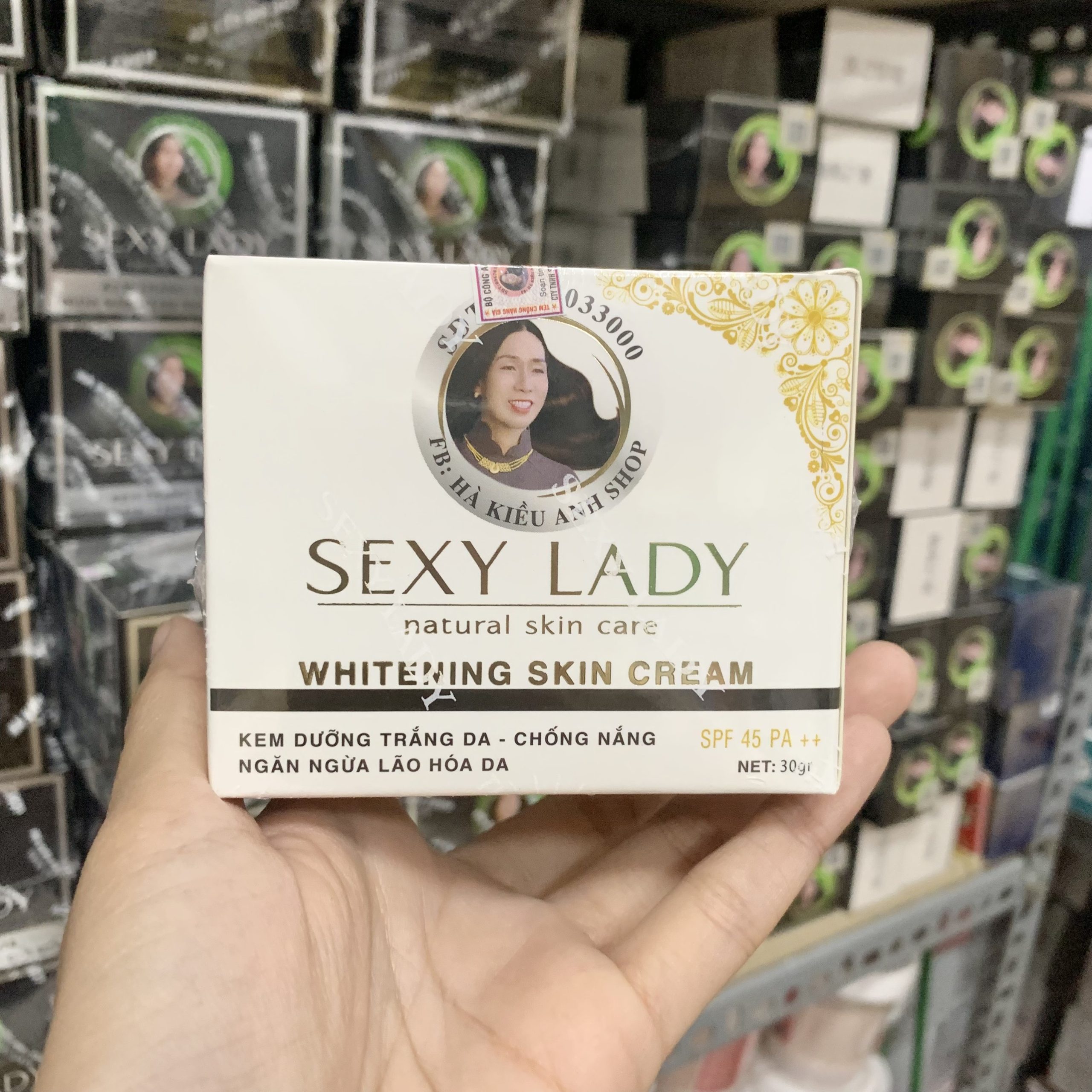 Kem Face Sexy Lady Hà Kiều Anh Shop Dưỡng Trắng Da Ngừa Lão Hóa 