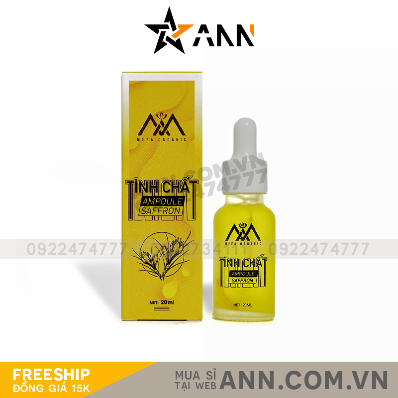 srca01 Serum MeeA Organic tinh chất Ampoule Saffron